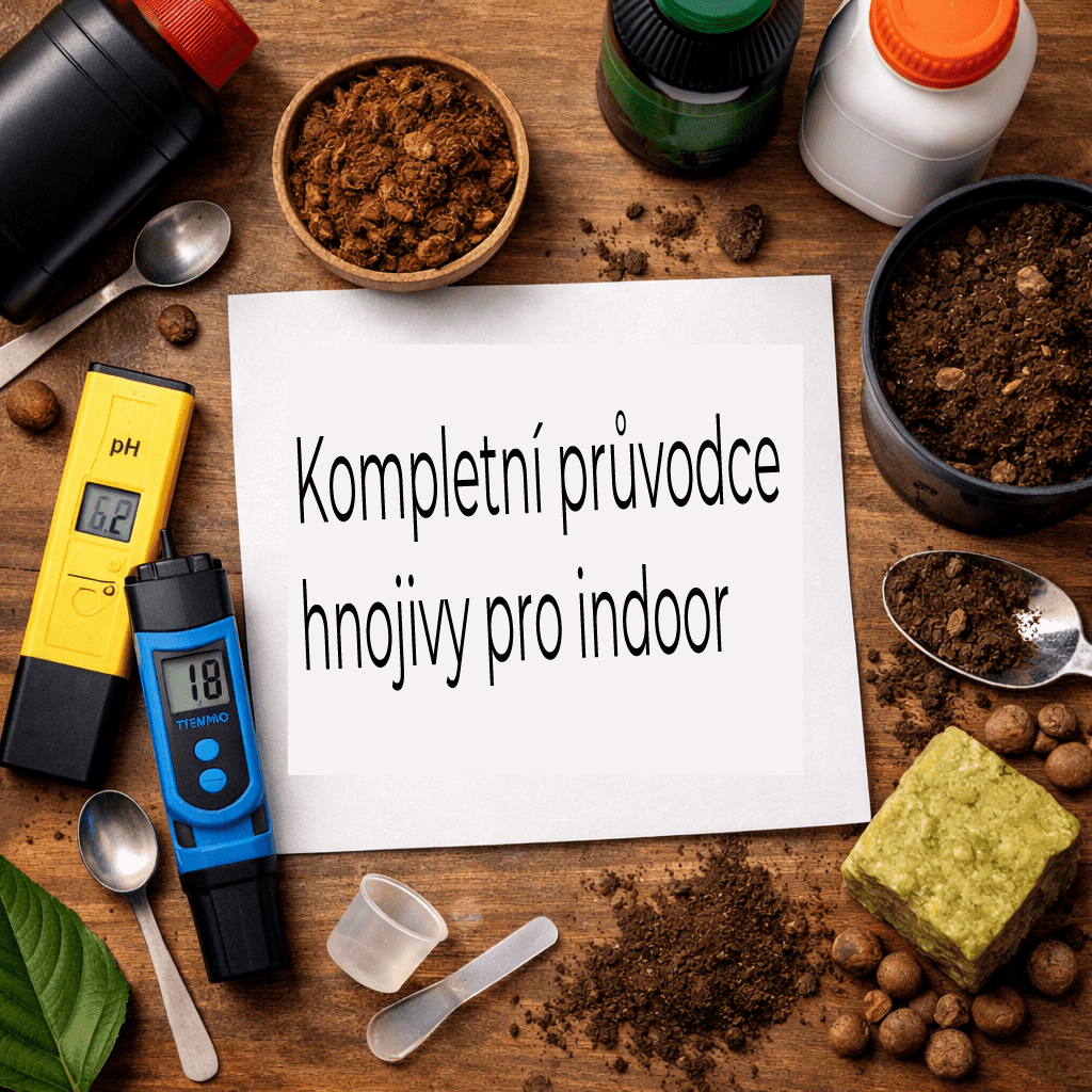 Kompletní průvodce hnojivy pro indoor pěstování
