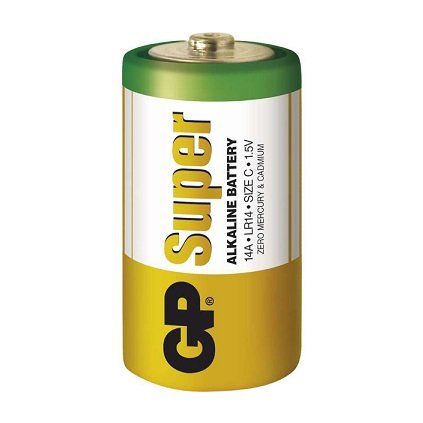Baterie GP Super LR14 (C), 2 ks ve fólii