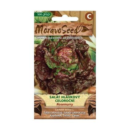 Semená MoravoSeed šalát hlávkový celoročný ROSEMARRY, červený 66323