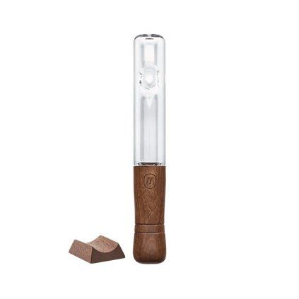 Sklenená-drevená fajka Marley Natural Steamroller