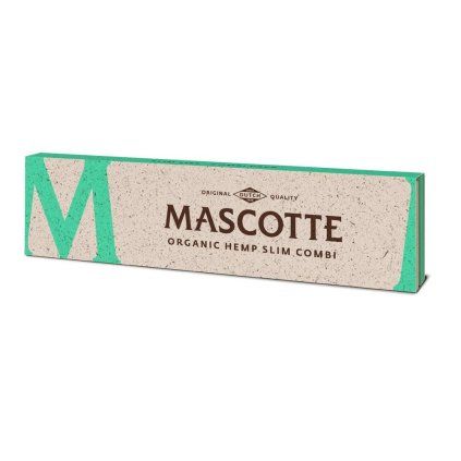 Mascotte papírky s filtry Organic Hemp KS Slim Combi