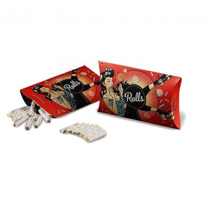 Rolls 69 filtry 8 mm, 40 ks Pack Red