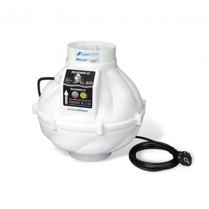 Ventilátor PRIMA KLIMA EC WHISPERSBLOWER 800 m3/h, 125 mm, EC motor s plynulou reguláciou