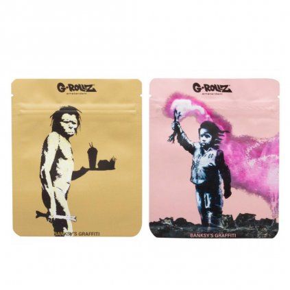 Zip sček G Rollz Banksy's Graffiti 100x125mm High Quality