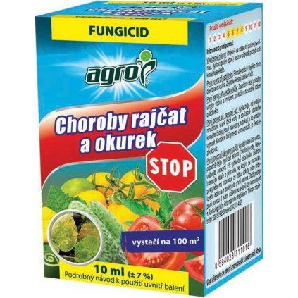 AGRO Choroby rajčat a okurek STOP 10 ml