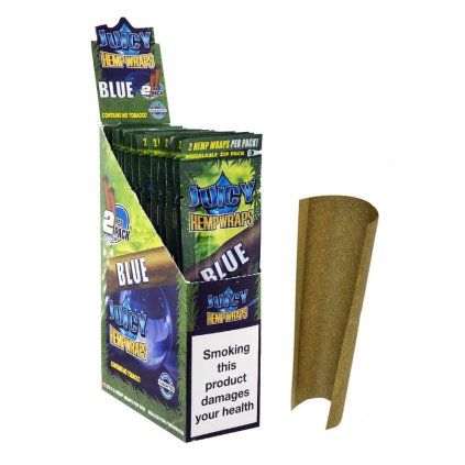 Juicy Jay's HempTerp Blunt Wraps - konopný blunt, balenie 2 ks - box 25 ks