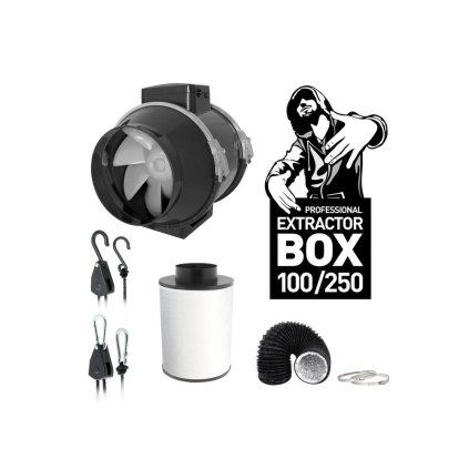 Trafika KIT Extractor 100 mm / 250 m3/h, kompletná sada ventilácie