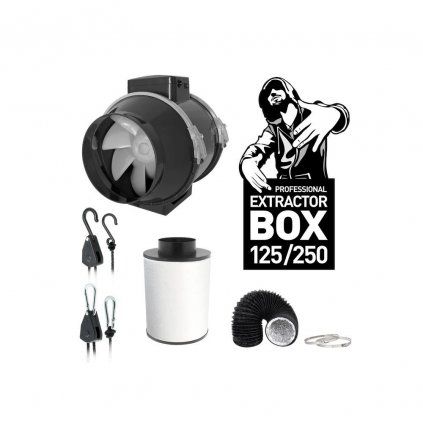 Trafika KIT Extractor 125 mm / 250 m3/h, kompletná sada ventilácie