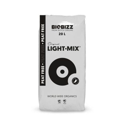 BioBizz Light Mix Peat Free 20 l, organický substrát bez rašeliny