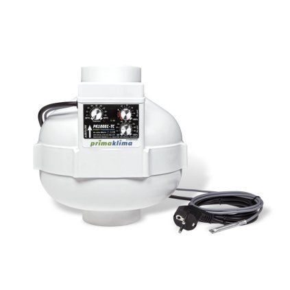 Ventilátor PRIMA KLIMA 580 m3/h, 100 mm, motor s tepelnou reguláciou (PK100EC-TC)