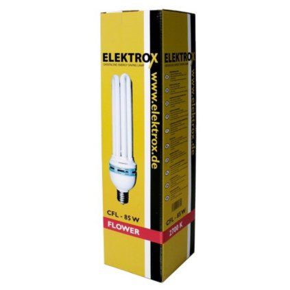 Úsporná CFL lampa ELEKTROX 85W, na květ