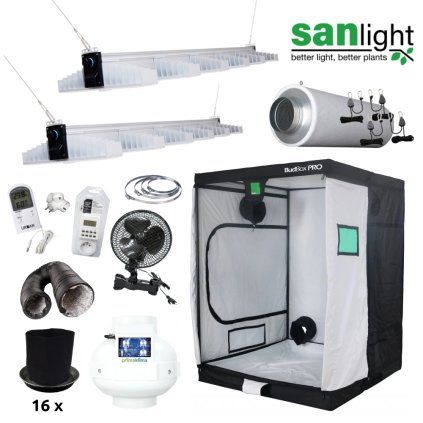 LED Set Sanlight 2xEVO 6 150 400W 150x150x200cm Max Quality