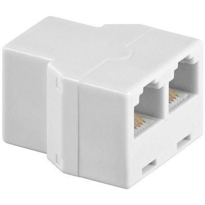 Goobay ISDN adaptér [1x RJ12 zásuvka - 2x RJ12 zásuvka]