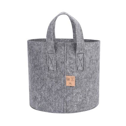 Dirt Bag Grey textilní květináč 16l