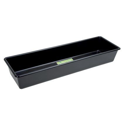 Garland plastová podmiska Rectangular Tray Black 80x25x12 cm