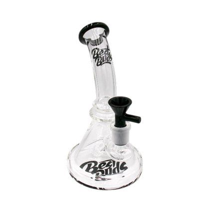 Best Buds Bent Neck Glass Bong 19.5 cm, skleněný bong