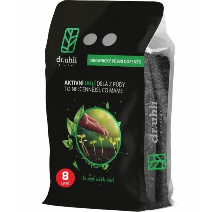 Biochar aktivní uhlí do půdy, hrubé