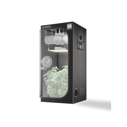 40857 ac infinity cloudlab 722 advance grow tent 2000d diamond mylar canvas 60x60x180cm