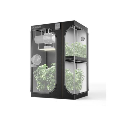 42360 ac infinity cloudlab 743d 2 in 1 advance grow tent 2000d mylar canvas 120x90x180cm