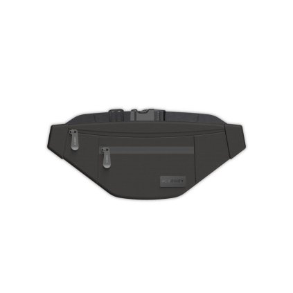 41007 ac infinity smell proof belt bag black with 900d nylon fabric and carbon filter lining