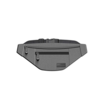 41010 ac infinity smell proof belt bag grey with 900d nylon fabric and carbon filter lining
