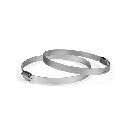 41124 ac infinity stainless steel duct clamps 100mm two pack