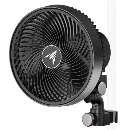 AC Infinity CLOUDRAY S9 EC klipový ventilátor 225 mm, oscilačný, 10-rýchlostný