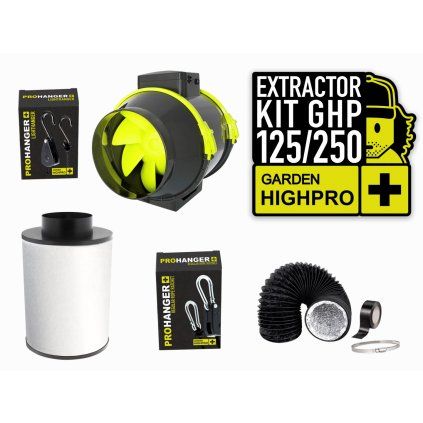 37442 37442 garden high pro extractor kit 125mm 250m3 h