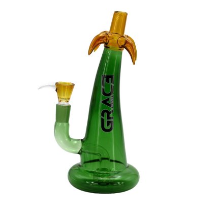 40310 40310 skleneny bong grace glass green palm tree 27 cm 1 ks
