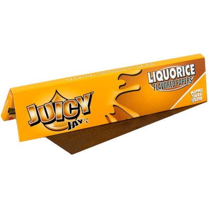 40973 papirky juicy jay s king size lekorice 32ks v baleni