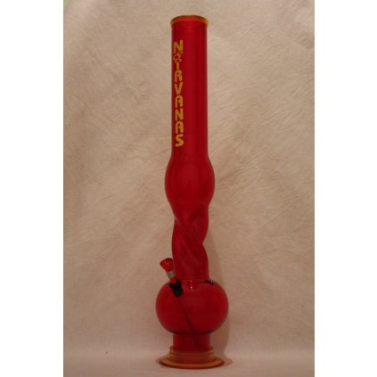 41387 bong nirvanas double bubble 50 cm cerveny 1 ks