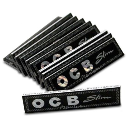 41576 papirky ocb black slim 32 ks v baleni