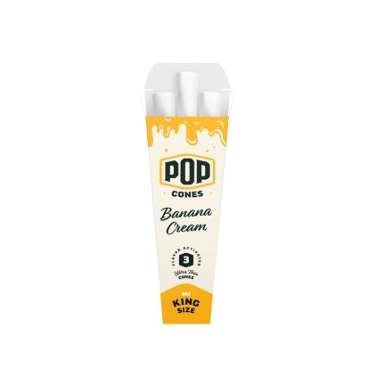 42053 pop cones king size banana cream 3 ks v baleni