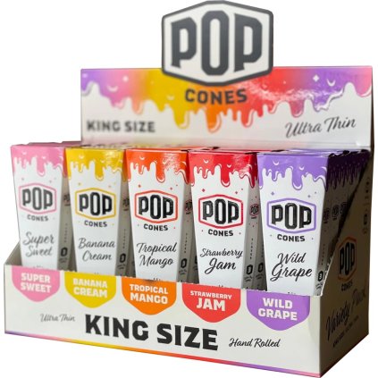42065 pop cones king size wild grape 3 ks v baleni