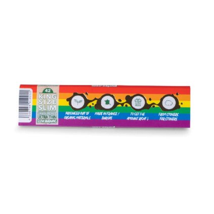 42380 42380 purize papirky king size slim 42 ks v baleni nebelene duhove