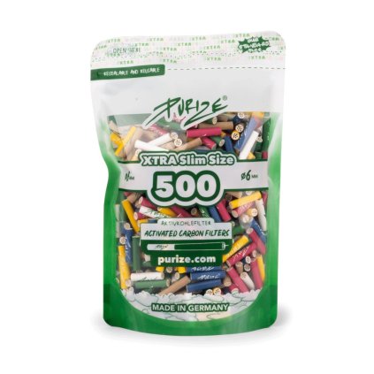 42458 42458 purize uhlikove filtry xtra slim size doypack sacek 500 ks mix barev