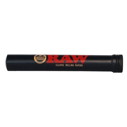 42563 raw metal tube kovovy obal na balene cigarety cerny 1 ks