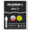 Ventilátor PRIMA KLIMA WHISPERBLOWER 480 m3/h, 125 mm, 1-rychlost (PK125WHSP-L)