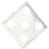 AQUAplate Square 6 white cutout