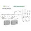 budbox lite grow tent 150x300x200 D19 S