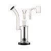 Groove Small Rig 7" Black and Clear bong sklo