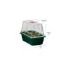 Garland skleník Mini High Dome Propagator Green s drenáží, tvrdý plast, nevyhřívaný, 17x10x12 cm