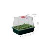 Garland skleník Small High Dome Propagator Green s drenáží, tvrdý plast, nevyhřívaný, 23x17x18 cm