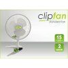 4035 1 ventilator garden highpro clip fan 15cm 15w 2 rychlosti