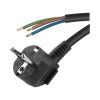 Flexo kabel 3x1,5 mm, délka 2m s EURO koncovkou, černý