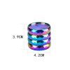 Champ High Rainbow Diamond Grinder, čtyřdílná kovová drtička, 40 mm