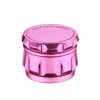 Champ High Shiny Drum Grinder, čtyřdílná plastová drtička, 63 mm