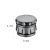 Champ High Shiny Drum Grinder, čtyřdílná plastová drtička, 63 mm