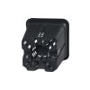 39284 1 teku super vega black ctyrhranny kvetinac 30 5x30 5x30 5cm objem 16l