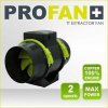 40328 garden highpro profan tt extractor fan 200mm 830 1040 2 rychlosti